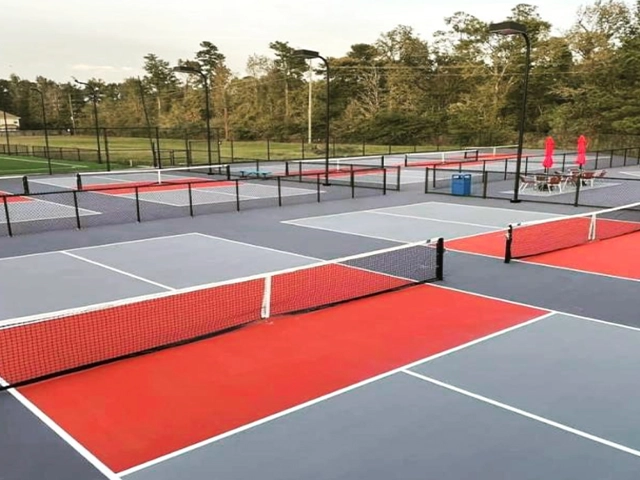 Sơn sân pickball cụm 5 sân tại Sóc Trăng