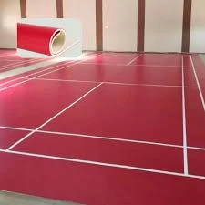 Thi công sân cầu lông - pickleball với thảm Vinyl TOPSPORTS dày 7mm